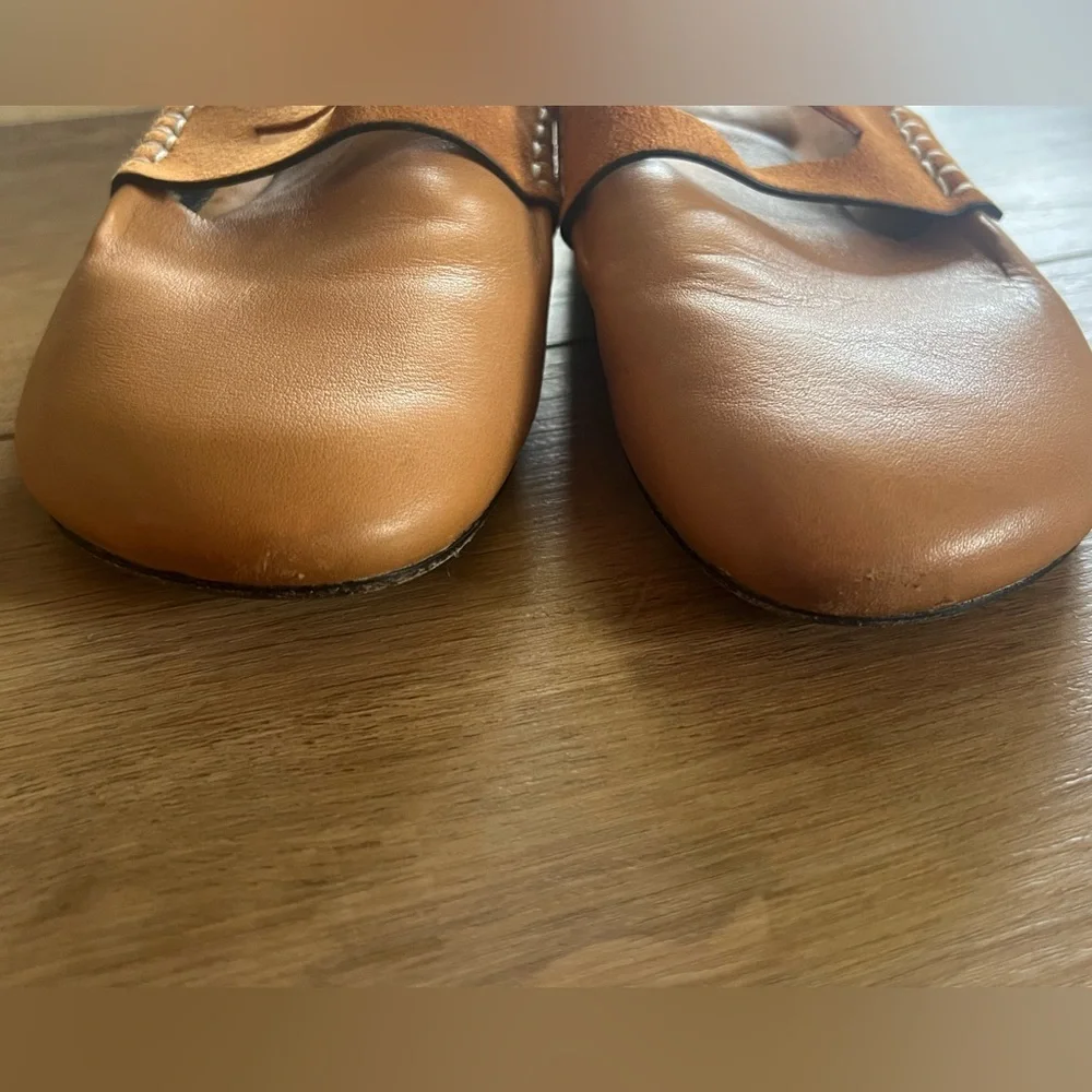 Rag & Bone Ansley Loafer Mule in Cinnamon Leather size 37.5 (US 7.5) - Picture 9 of 10